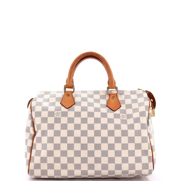 Louis Vuitton Speedy Handbag Damier 30 White - Picture 1 of 11